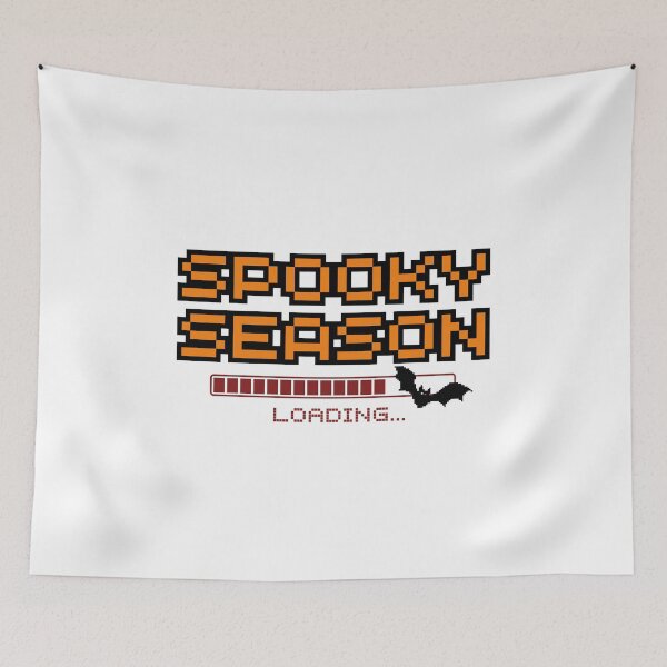 Item preview, Spooky Season Loading Retro Pixel Art Halloween T-Shirt designed and sold by AsolsArts.