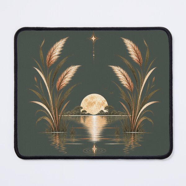 Item preview, Serene Reflection Wetland Water Reflection Art designed and sold by StoneOak.