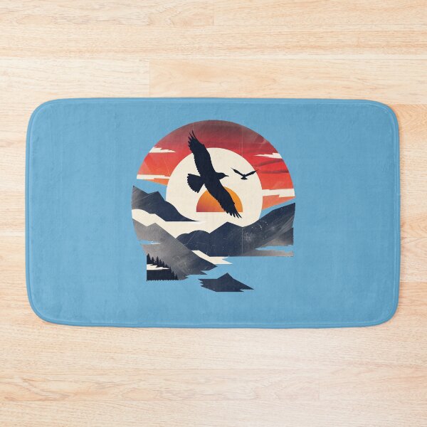 Item preview, Retro Birds Soaring designed and sold by FoldedRainbow.