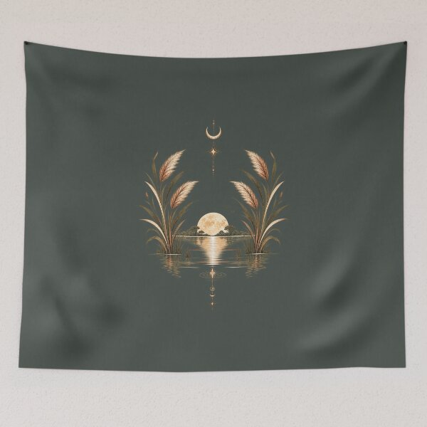 Item preview, Serene Reflection Wetland Water Reflection Art designed and sold by StoneOak.