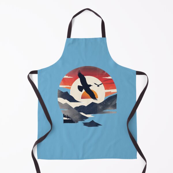 Item preview, Retro Birds Soaring designed and sold by FoldedRainbow.