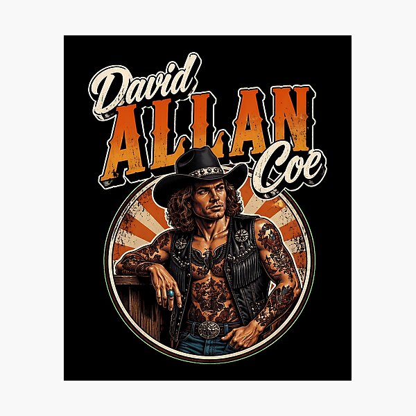 Item preview, David Allan Coe designed and sold by Strow--bary.