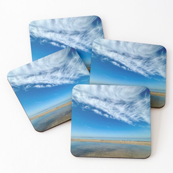 Item preview, Wispy clouds by the beach designed and sold by ClarissaFlora.