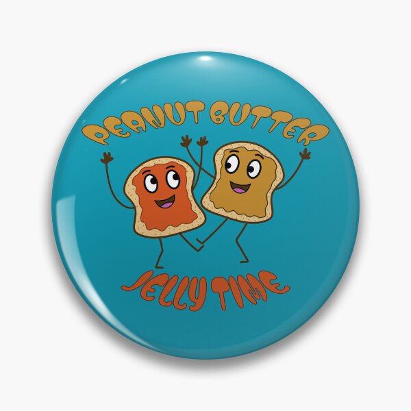 Item preview, Peanut Butter Jelly Time Retro Cartoon Design designed and sold by TheNiftySpot.