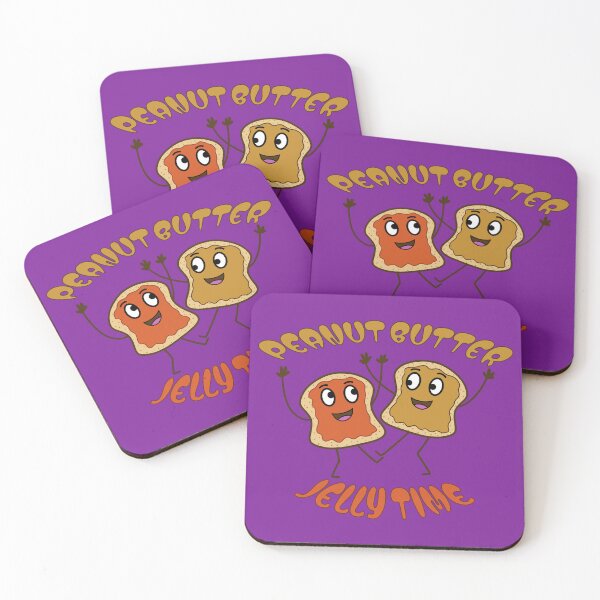 Item preview, Peanut Butter Jelly Time Retro Cartoon Design designed and sold by TheNiftySpot.