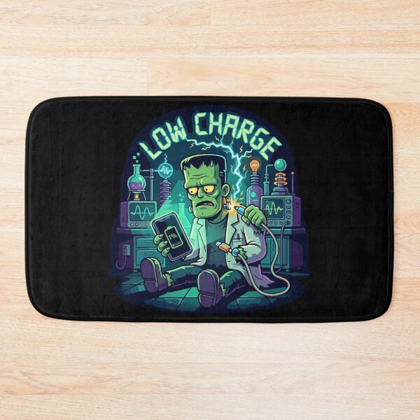 Item preview, HALLOWEEN Low Charge Funny Frankenstein Monster designed and sold by Uglyandcute.