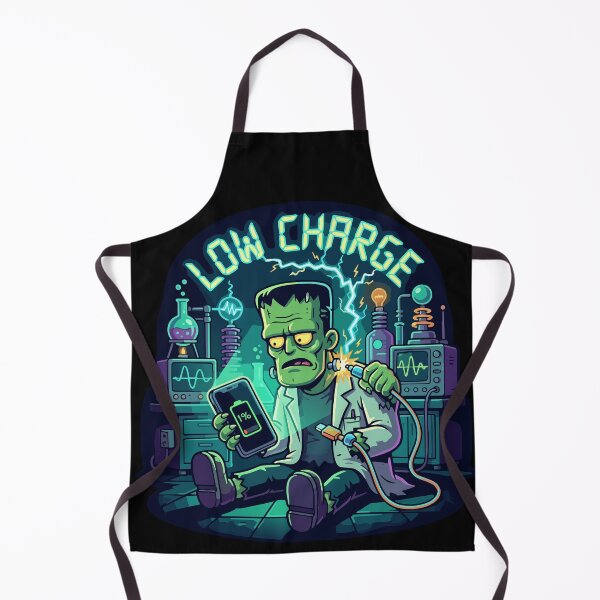 Item preview, HALLOWEEN Low Charge Funny Frankenstein Monster designed and sold by Uglyandcute.