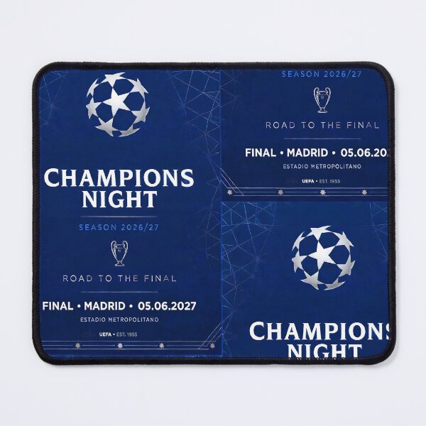 Item preview, Champions Night Football Final 2027 Madrid  designed and sold by Abeshinobi.
