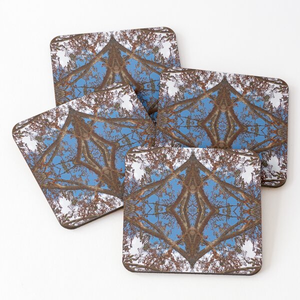 Item preview, Sky branches with white clouds, mirror photo designed and sold by lyloubeaupere.