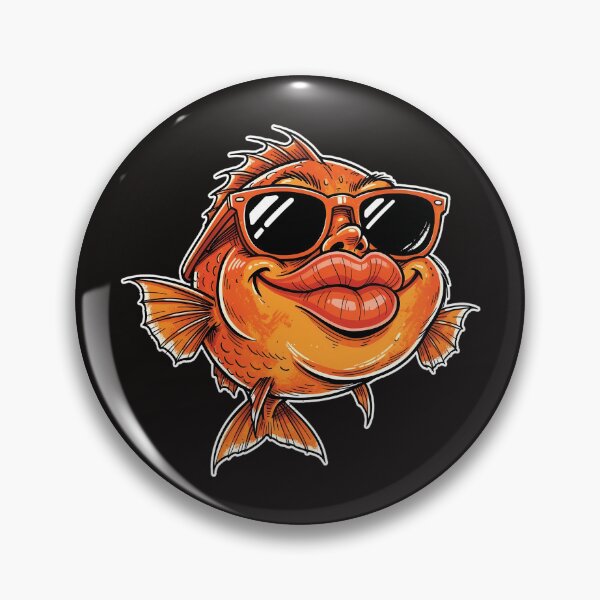 Item preview, Cool Garibaldi Fish With Sunglasses designed and sold by andromeda-redd.