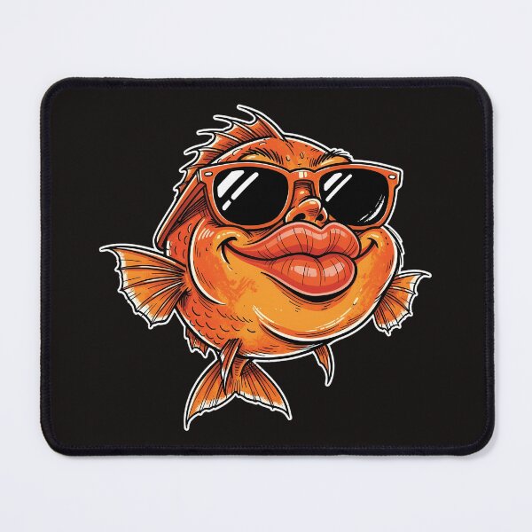 Item preview, Cool Garibaldi Fish With Sunglasses designed and sold by andromeda-redd.