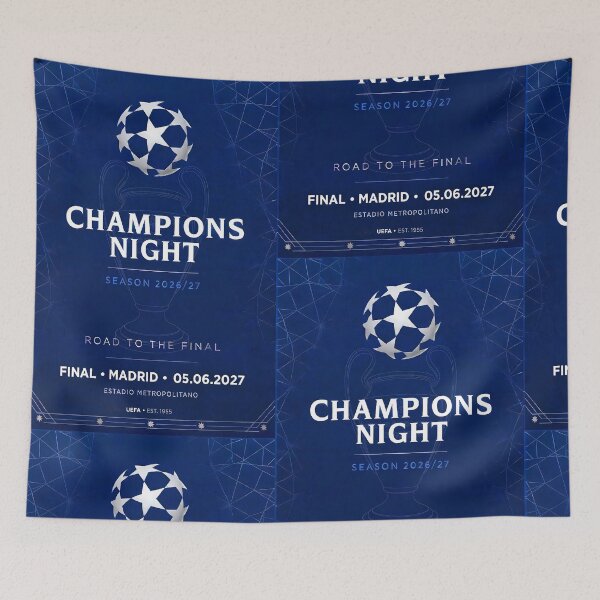 Item preview, Champions Night Football Final 2027 Madrid  designed and sold by Abeshinobi.