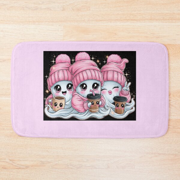 Item preview, Spooky Cute Coffee Drinking Ghosts designed and sold by alexlovlies.