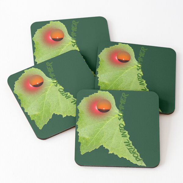 Item preview, Aesthetic Green Leaf Sun Summer Sunset Graphic designed and sold by mimikaka.