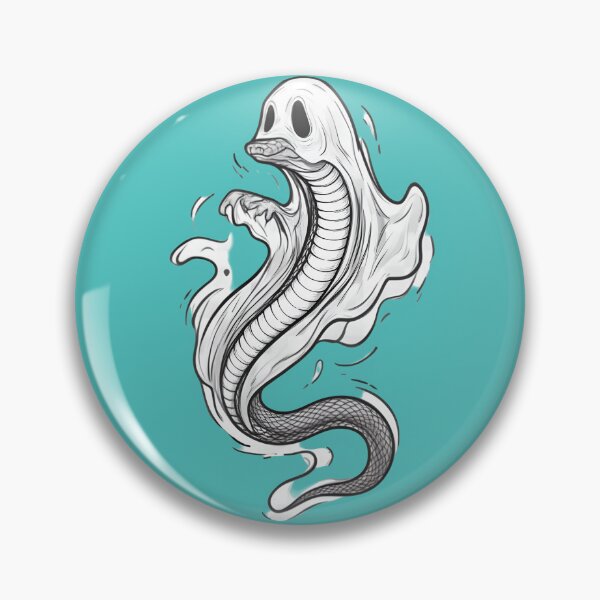 Item preview, Spooky serpent - Halloween serpent ghost designed and sold by ParadoxParadox.