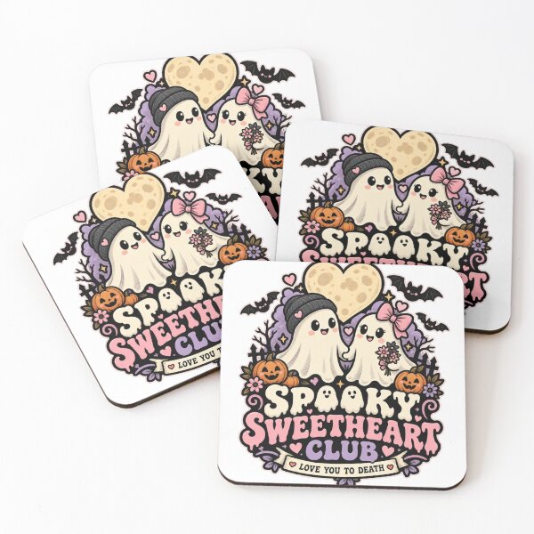 Item preview, Spooky Sweetheart Club | Cute Romantic Ghost Halloween Art designed and sold by DmaarGroup.