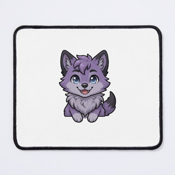 Item preview, Cute Purple Wolf Pup Sticker | Kawaii Chibi Furry Fox Fursona Art | Fursuit Fandom Gift designed and sold by HOODYBUDSTYLES.
