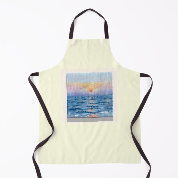 Item preview, Original Pastel Ocean Sunset Acrylic Painting | Handmade Impressionist Seascape designed and sold by PoeticRecipeST.