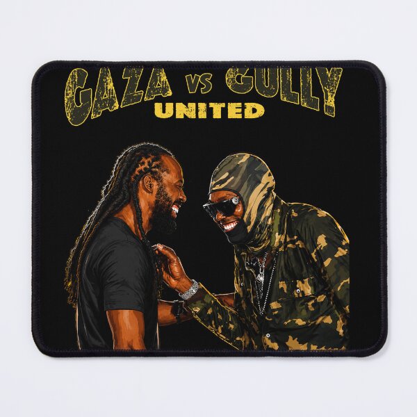 Item preview, Gaza vs Gully United 2026 Dancehall music Vybz Kartel & Mavado Jamaican reggae fan gift designed and sold by Youngkev-arts.