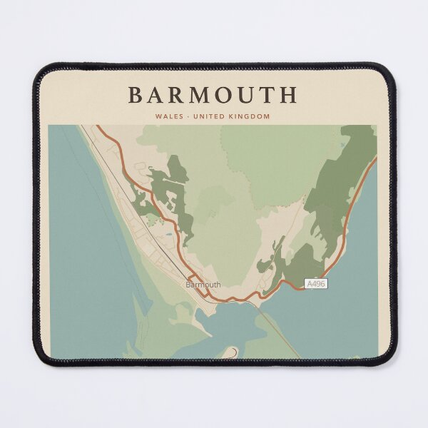 Item preview, Barmouth Map Poster - Vintage designed and sold by Patterned by Pixels.