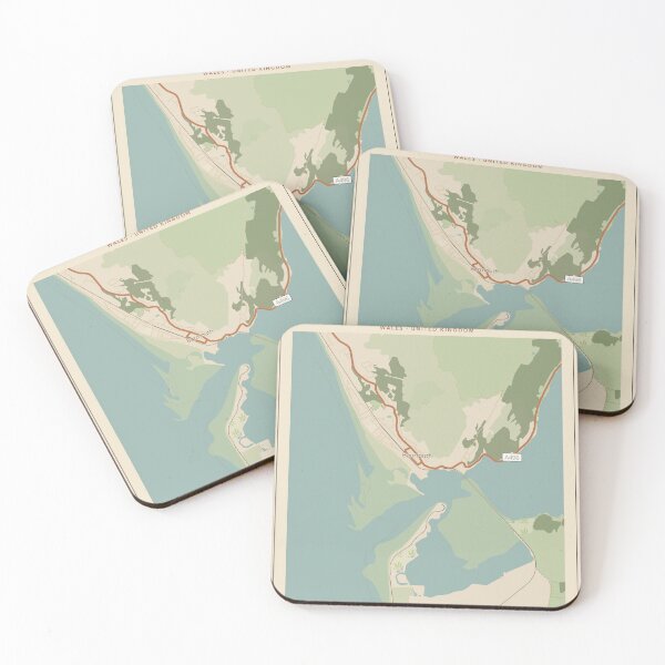 Item preview, Barmouth Map Poster - Vintage designed and sold by Patterned by Pixels.