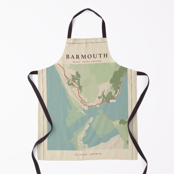 Item preview, Barmouth Map Poster - Vintage designed and sold by Patterned by Pixels.