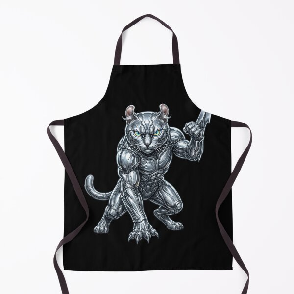 Item preview, Silver Cat Warrior - Armored Knight Fantasy Battle Art designed and sold by TOOBIC.