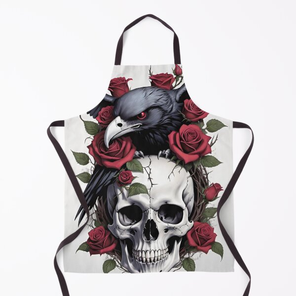 Item preview, Raven, Skull, Roses #1 designed and sold by Jaenne.studio.