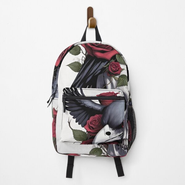 Item preview, Raven, Skull, Roses #1 designed and sold by Jaenne.studio.