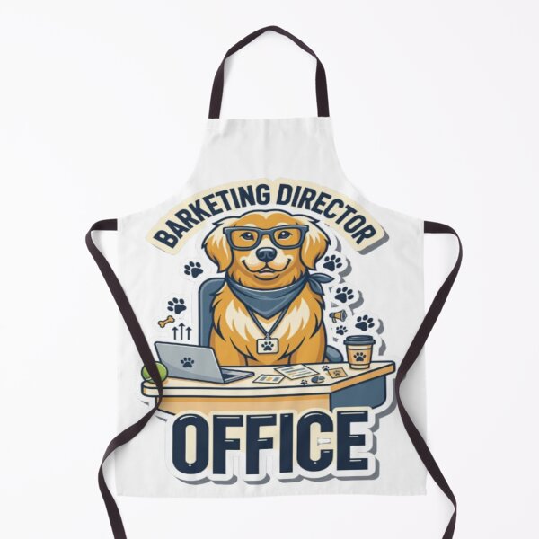 Item preview, Barketing Director – Funny Golden Retriever Dog Office Job designed and sold by ClaussShop.