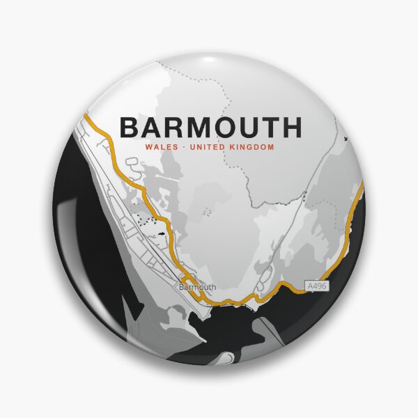 Item preview, Barmouth Map Poster - Contrast Block designed and sold by Patterned by Pixels.