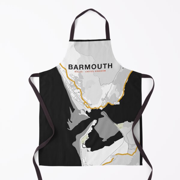 Item preview, Barmouth Map Poster - Contrast Block designed and sold by Patterned by Pixels.
