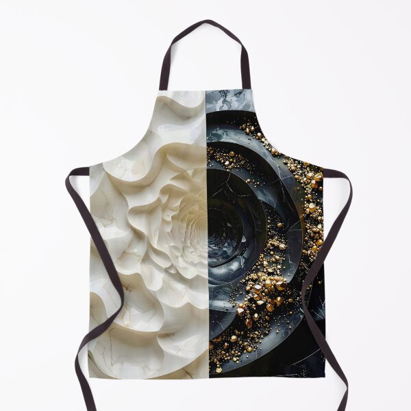 Item preview, Alabaster and Slate Geometric Spiral with Pyrite Accents designed and sold by Vicky Brago-Mitchell®.
