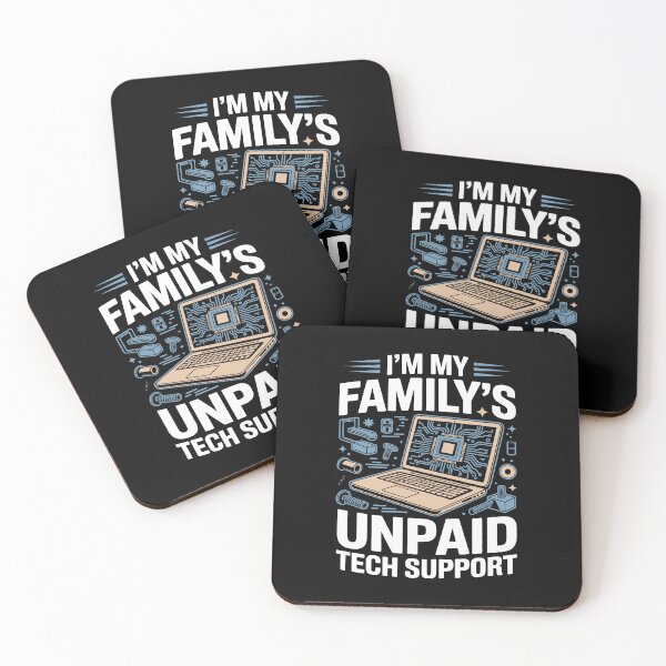 Item preview, I’M MY FAMILY’S UNPAID TECH SUPPORT designed and sold by jkrphoto.