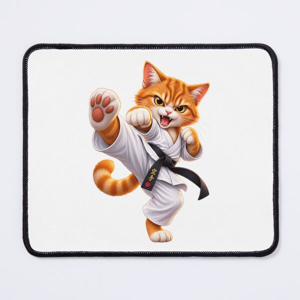 Item preview, Karate Cat Black Belt – Funny Martial Arts Kitty designed and sold by AndrewYoko.