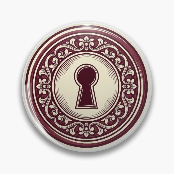 Item preview, Keyhole Wax Seal Design - Locksport Emblem Sticker designed and sold by Node & Switch.