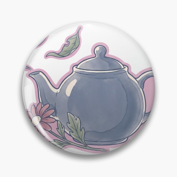 Item preview, Steep Sip Settle Tea Ritual Ink Wash Illustration designed and sold by Ninjacatoff.