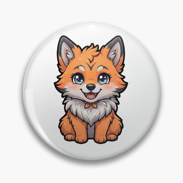 Item preview, Cute Orange Fox Sticker | Kawaii Chibi Furry Fox Fursona Art | Fursuit Fandom Gift designed and sold by HOODYBUDSTYLES.