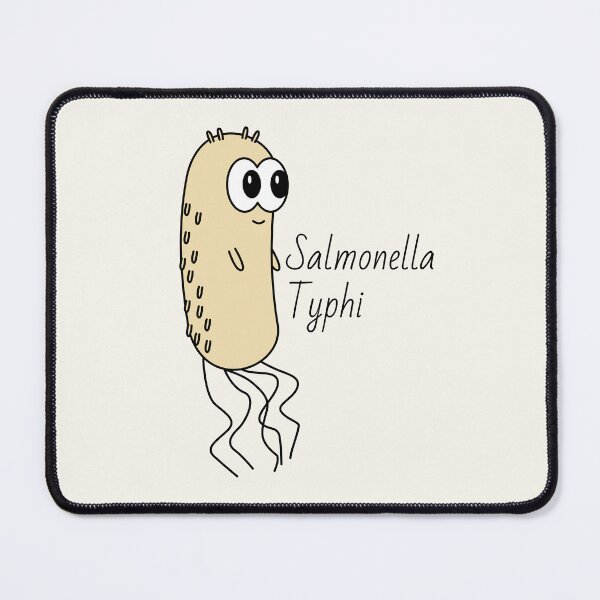 Item preview, Cute Bacteria - Salmonella typhi designed and sold by MicroMarket.