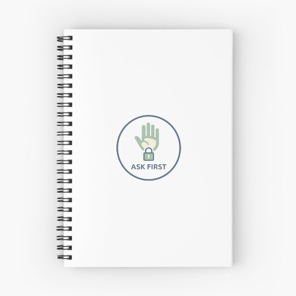 Item preview, Ask First Badge - Locksport Consent Ethics Design designed and sold by Node & Switch.