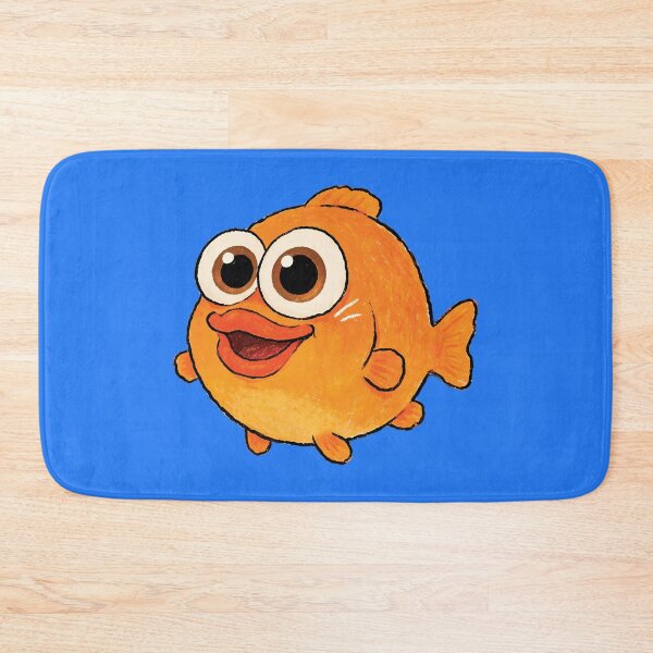 Item preview, Cute Garibaldi Fish Cartoon designed and sold by andromeda-redd.