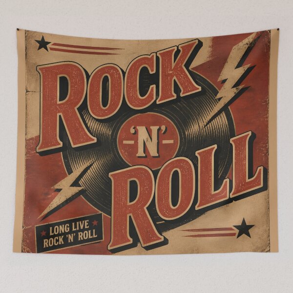 Item preview, Long Live Rock 'N' Roll -Vintage Rock 'N' Roll Vinyl designed and sold by OLYUS.