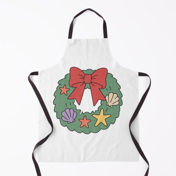 Item preview, Coastal Christmas Wreath Seashells Starfish Beach Holiday Bow designed and sold by wingoo22.