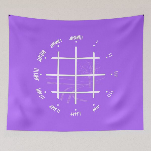 Item preview, Tally Marks (white - available in black) designed and sold by MarkArtDesignUK.