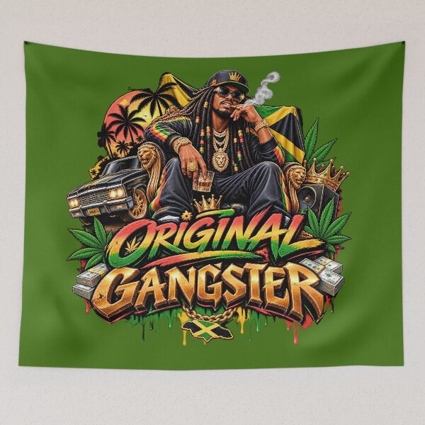 Item preview, Dancehall Original Gangster Jamaica Graphic Tee designed and sold by digitalbob60.