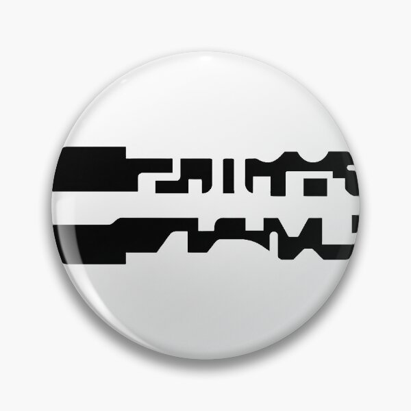 Item preview, Keyway Profile Silhouette - Minimalist Locksport Icon designed and sold by Node & Switch.