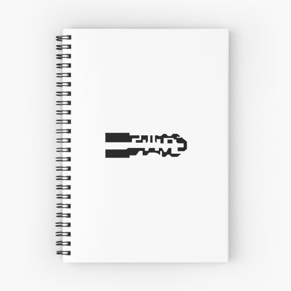 Item preview, Keyway Profile Silhouette - Minimalist Locksport Icon designed and sold by Node & Switch.