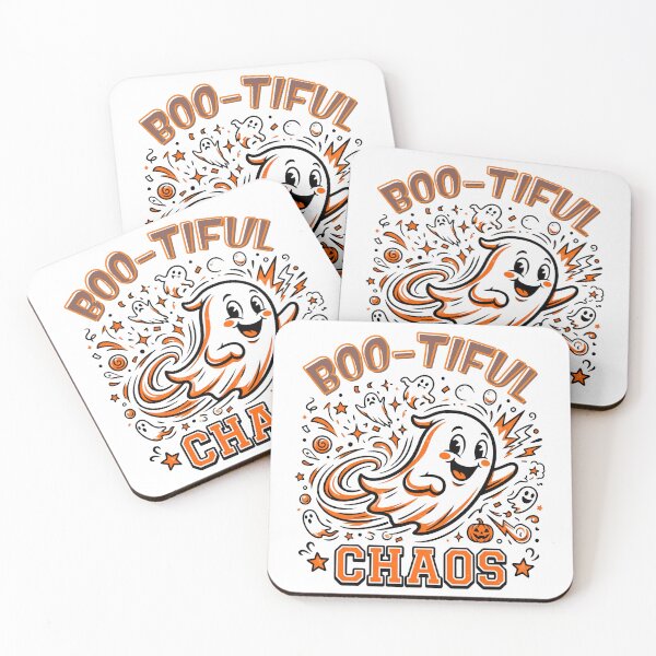 Item preview, Boo-tiful Chaos Retro Ghost Halloween T-Shirt designed and sold by AsolsArts.