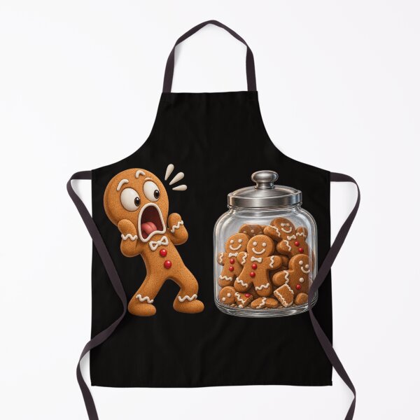 Item preview, gingerbread Man Escapes the Cookie Jar designed and sold by gypsy-joker.