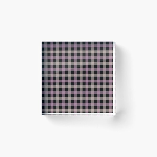 Item preview, Geometric Black and Pink Checkered Pattern designed and sold by NNhu.